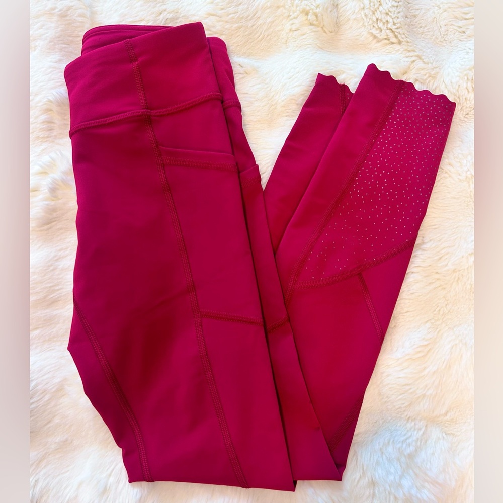 Lululemon Tight Stuff 2 Tight Ruby Red Size 2 - image 1
